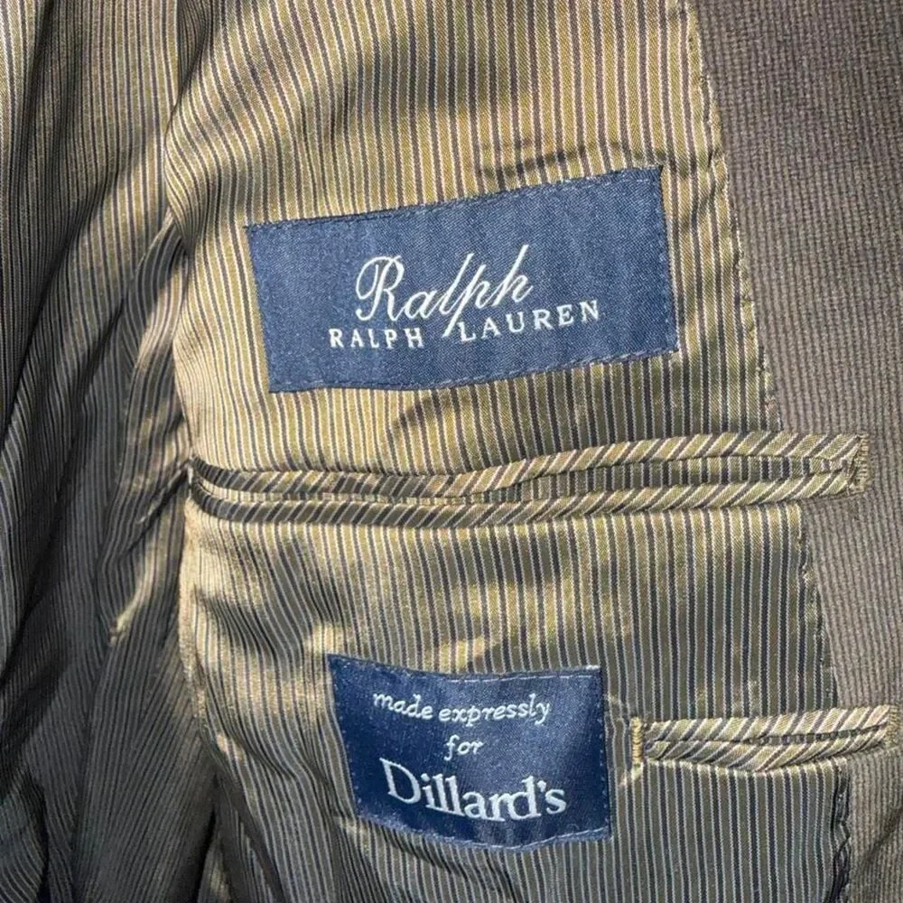 Ralph-lauren Men's Brown and Grey Tailored-jackets